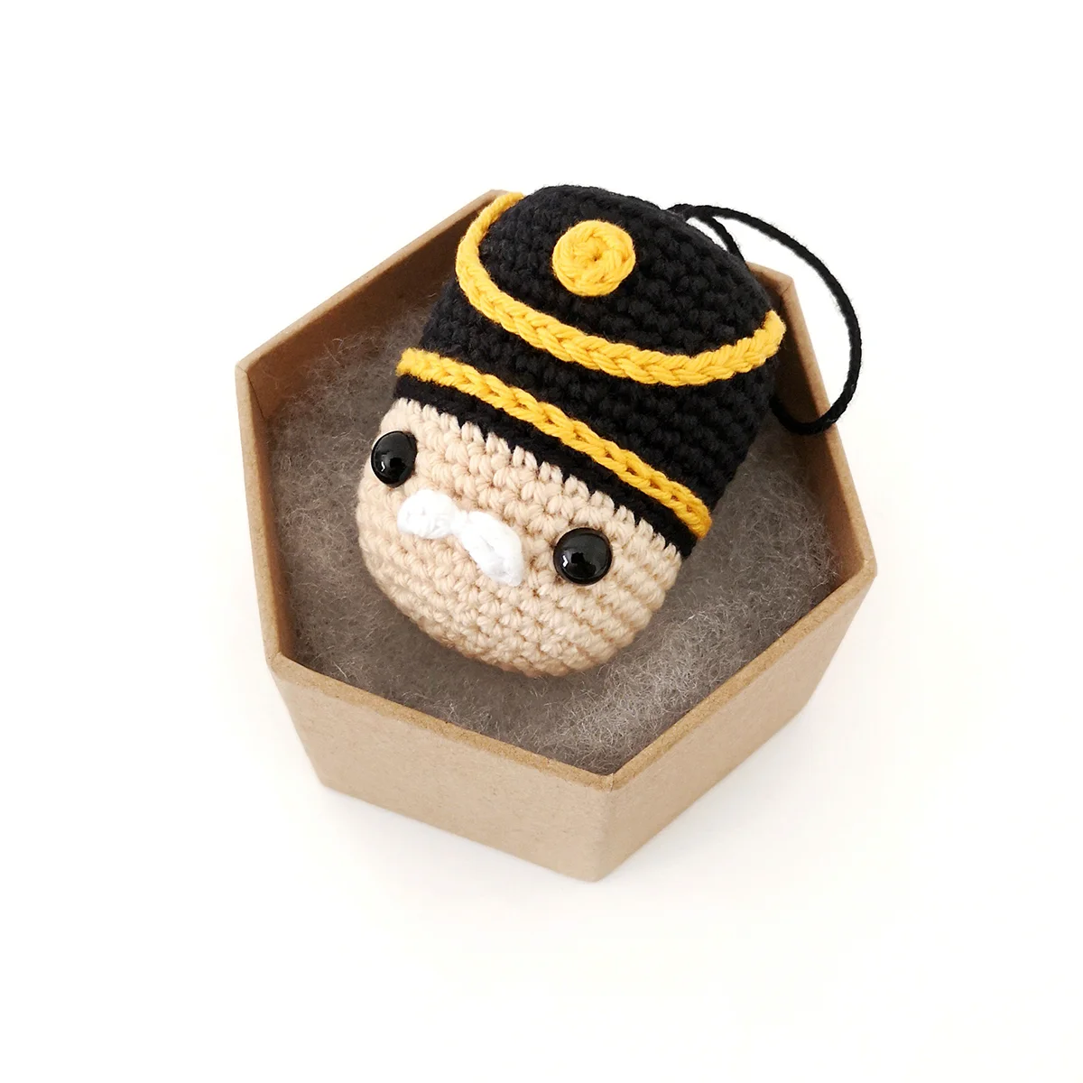 Crochet Nutcracker Ornament Pattern