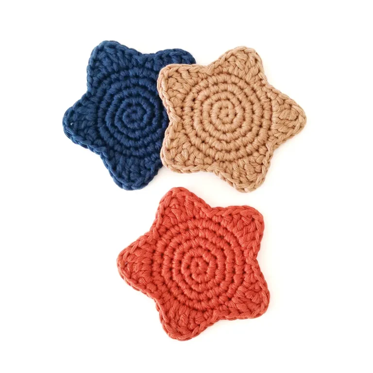 Easy Crochet Star Coaster Pattern
