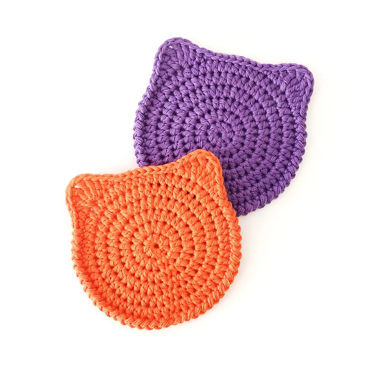 Crochet Cat Coaster Pattern