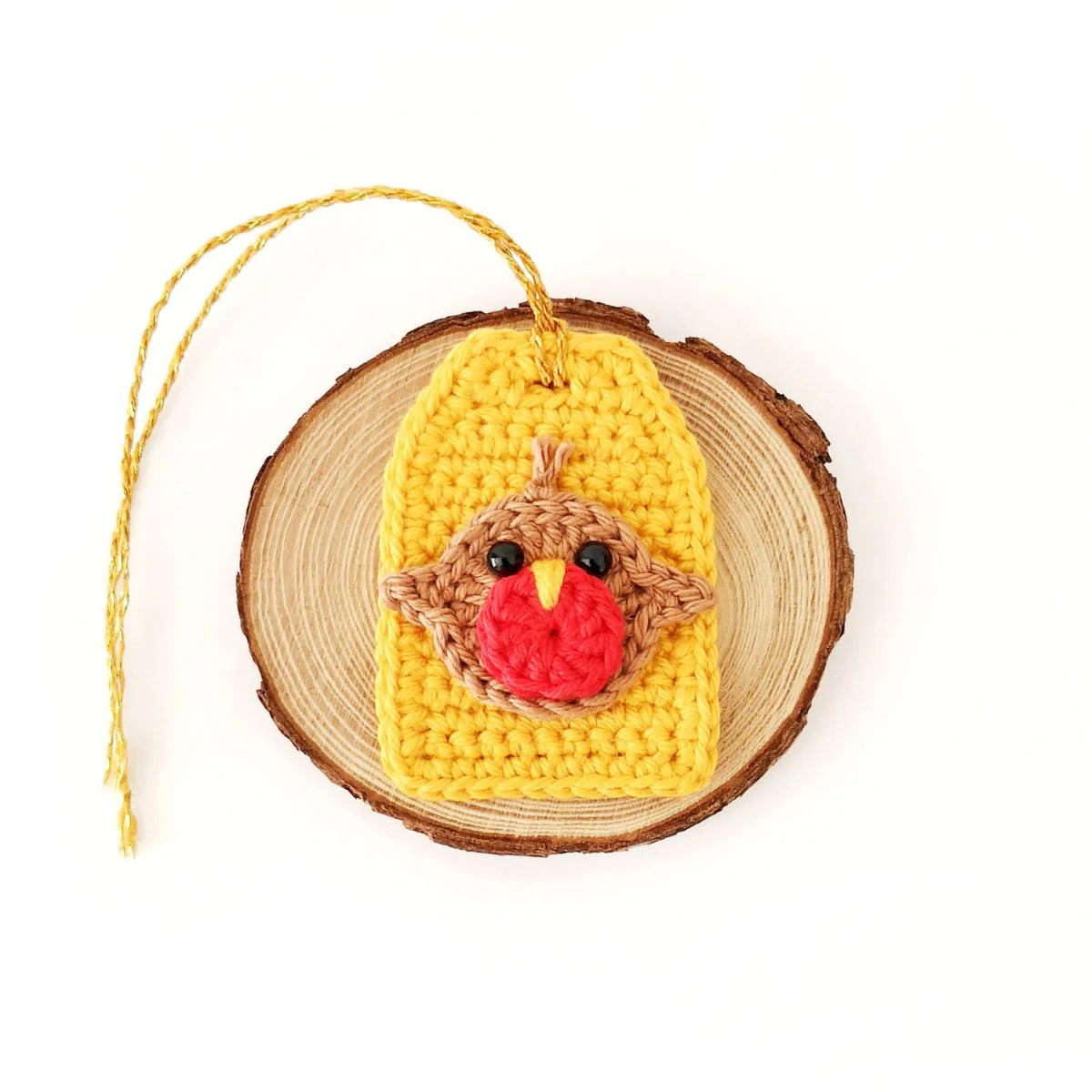 Crochet Robin Applique Pattern