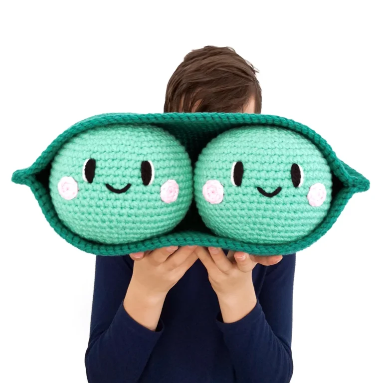 Jumbo Crochet Peas in a Pod Pattern