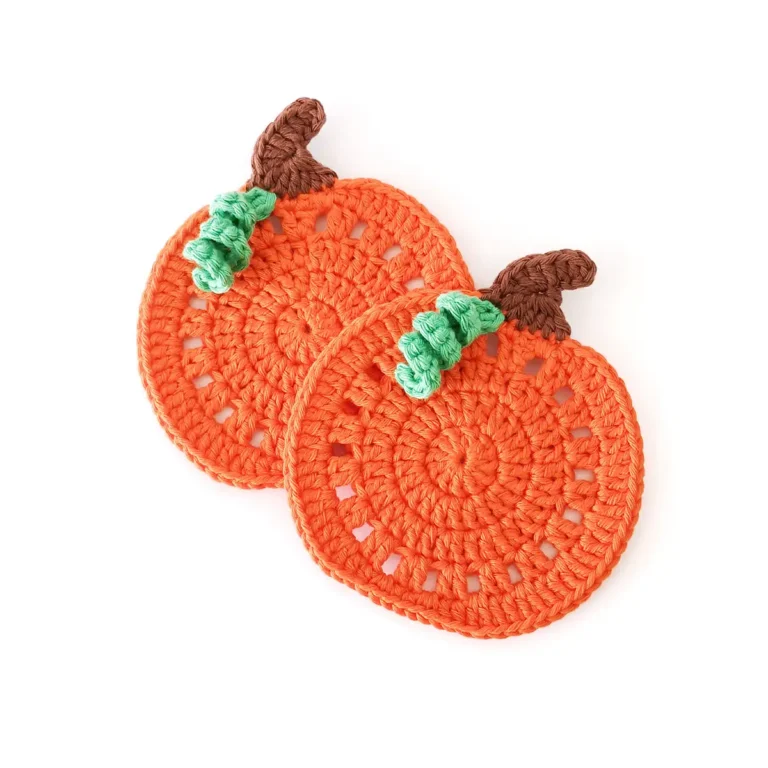 Crochet Pumpkin Coaster Pattern